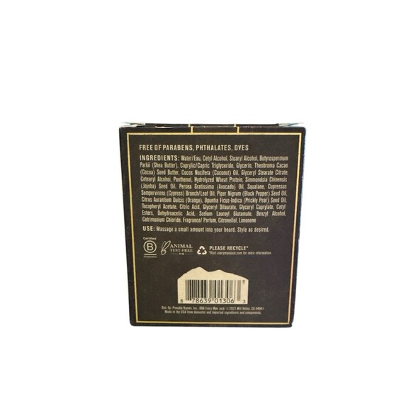 Every Man Jack Small Batch Beard Butter Hinoki Spice Fragrance 4 Oz New - Picture 2 of 2